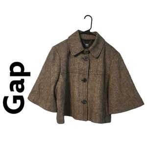 Gap Women's Crop Swing Coat Blazer Size XXL